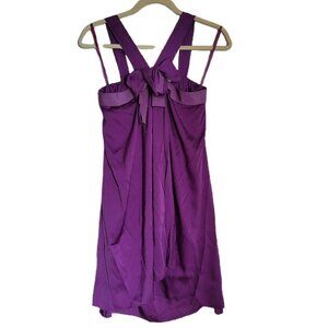 Elie Tahari Dress Size 4 Purple Silk Sleeveless Angelina